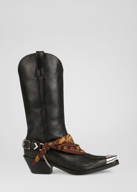 Cizme Versace Medusa Western Dama | KHELYCB-39